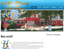 Tablet Screenshot of hotelstrand.ro
